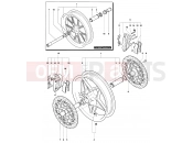 MV AGUSTA 2004 F4 AGO Front Wheel Assembly
