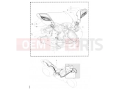 MV AGUSTA 2012 F4 R Wiring Harness - Mirrors