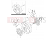 MV AGUSTA 2013-2015 F4 Front Wheel Assembly