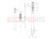 Front Fork Left - MV Agusta Rivale 800
