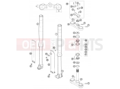 FRONT FORK, TRIPLE CLAMP - KTM 65 SX (600126) [EU] 2002