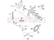 REAR WHEEL - KTM 65 SX (600126) [EU] 2002
