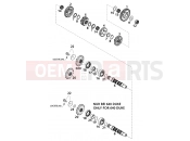 KTM 400 LC4-E (932606) [EU] 2000 TRANSMISSION II - COUNTERSHAFT