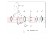 Polaris 2011 LEV GEM - e2/e4/e6/eS/eL/eLXD STEERING | STEERING, KNUCKLE, LEFT, 7.56 DISC - e2/eS (49GEMSTEER11KNUCKLELT)