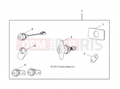 Polaris 2010 LEV GEM - E2/E4/E6/ES/EL/ELXD BODY | BODY, LOCK SET W/HANDLE, MATCHED - e2/e4/e6 (49GEMBODY11LOCK)