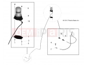 Polaris 2010 LEV GEM - E2/E4/E6/ES/EL/ELXD ELECTRICAL | ELECTRICAL, OPTIONS, BEACON, YELLOW WARNING, SERVICE - e2/e4/e6/eS/eL/eLXD (49GEMOPTIONS11BEACON)