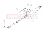 Polaris 2010 LEV GEM - E2/E4/E6/ES/EL/ELXD STEERING | STEERING, COLUMN, SPLINED - e2/e4/e6/eS/eL/eLXD (49GEMSTEER11COLUMNSPLINED)