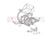 Polaris 2009 LEV GEM - E2/E4/E6/ES/EL/ELXD FRAME | FRAME, OPTIONS, BUMPER, MOUNT, FRONT, RUGGED - e2/e4/e6/eS/eL/eLXD (49GEMOPTIONS11BUMPERMT)