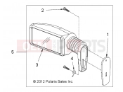 Polaris 2007 LEV GEM - E2/E4/E6/ES/EL/ELXD BODY | BODY, MIRROR, SIDE - e2/e4/e6/eS/eL/eLXD (49GEMBODY11MIRROR)