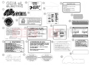 Polaris 2007 LEV GEM - E2/E4/E6/ES/EL/ELXD DECALS | DECALS, 2011 - eL (49GEMDECALS11DECALSEL)