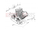 VICTORY STANDARD CRUISER (V01CB15UG) ENGINE | ENGINE, MOUNTING - V01CB15CC (4966126612B014)