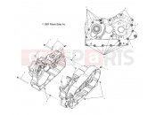 VICTORY STANDARD CRUISER (V00CB15DC) ENGINE | ENGINE, CRANKCASE - V00CB15LE (4952565256C004)