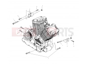 VICTORY SPORT CRUISER (V00CS15CC) ENGINE | ENGINE, MOUNTING - V00CS15LE (4952625262C002)