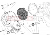 DUCATI 2014 Diavel Carbon CLUTCH COVER [MOD:DVLC]