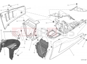 DUCATI 2014 Diavel Carbon FRONT MUDGUARD [MOD:DVLC]