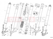 DUCATI Diavel FRONT FORK [MOD:DVL;XST:AUS,EUR,FRA,JAP]