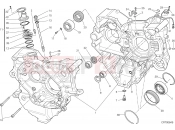 DUCATI 2015 Diavel Carbon HALF-CRANKCASES PAIR [MOD:DVLC]