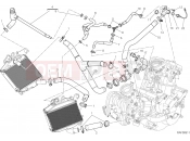 DUCATI 2015 Diavel Titanium COOLING CIRCUIT [MOD:DVLR]