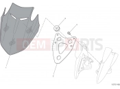 DUCATI 2015 Diavel Titanium WINDSHIELD [MOD:DVLR]