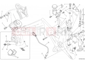 DUCATI 2015 Monster 821 REAR BRAKE SYSTEM [MOD:M 821]