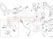 DUCATI 2015 Monster 1200 REAR BRAKE SYSTEM [MOD:M 1200]