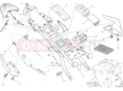 DUCATI 2015 Monster 1200 S Stripe REAR FRAME COMP. [MOD:M1200STR]