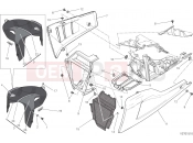 DUCATI 2016 Diavel Carbon FRONT MUDGUARD [MOD:DVLC]