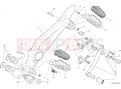 DUCATI Hyperstrada 939 FOOTRESTS, LEFT [MOD:HY939STR]
