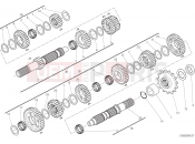 DUCATI Monster 821 GEAR BOX [MOD:M 821]
