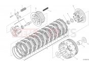 DUCATI 2016 Monster 821 Stripe CLUTCH [MOD:M821 STR]