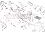DUCATI 2016 Monster 821 Stripe REAR FRAME COMP. [MOD:M821 STR]
