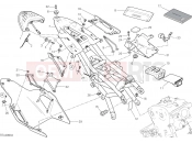 DUCATI 2016 Monster 1200 R REAR FRAME COMP. [MOD:M 1200R]