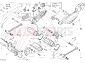 DUCATI Diavel Carbon REAR SHOCK ABSORBER [MOD:DVLC]