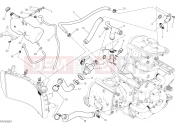 DUCATI 2017 Monster 821 COOLING SYSTEM [MOD:M 821]