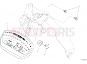 DUCATI 2017 Monster 821 Stripe INSTRUMENT PANEL [MOD:M821 STR]