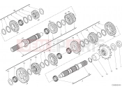 DUCATI 2017 Multistrada 1200 Enduro GEAR BOX [MOD:MS1200E]