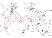 DUCATI 2017 Multistrada 1200 S D Air EXHAUST SYSTEM [MOD:MS1200SA]