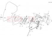 DUCATI 2017 Multistrada 1200 S D Air WINDSHIELD [MOD:MS1200SA]
