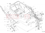 DUCATI Multistrada 950 REAR FRAME COMP. [MOD:MS950T]