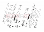 DUCATI 2005 Monster 400 Dark JAP FRONT FORK » FRONT SUSPENSION