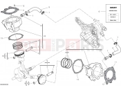 DUCATI 2017 SuperSport CYLINDERS - PISTONS [MOD:SS 939]