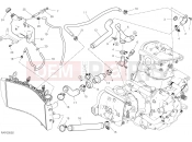 DUCATI SuperSport S COOLING SYSTEM [MOD:SS 939 S]
