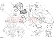 DUCATI 2018 Diavel Carbon THROTTLE BODY [MOD:DVLC]
