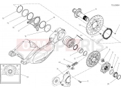 DUCATI 2018 Diavel Carbon HUB, REAR WHEEL [MOD:DVLC]