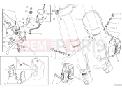 DUCATI 2018 Hypermotard 939 SP FRONT BRAKE SYSTEM [MOD:HYM939SP]