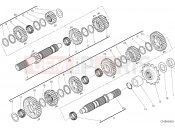 DUCATI 2018 Monster 1200 S GEAR BOX [MOD:M 1200S]