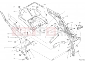 DUCATI 2018 Multistrada 1200 Enduro Pro REAR FRAME COMP. [MOD:MS1200EP]