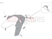 DUCATI 2018 Multistrada 1260 S D Air FRONT MUDGUARD [MOD:MS1260SA]