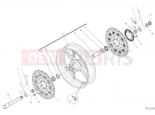 DUCATI Hypermotard 950 FRONT WHEEL [MOD:HYM 950]