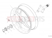 DUCATI Hypermotard 950 REAR WHEEL [MOD:HYM 950]